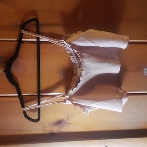Princess Polly Tan Crop Top NWOT